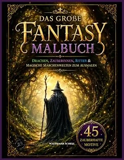Cover von Das große Fantasy Malbuch