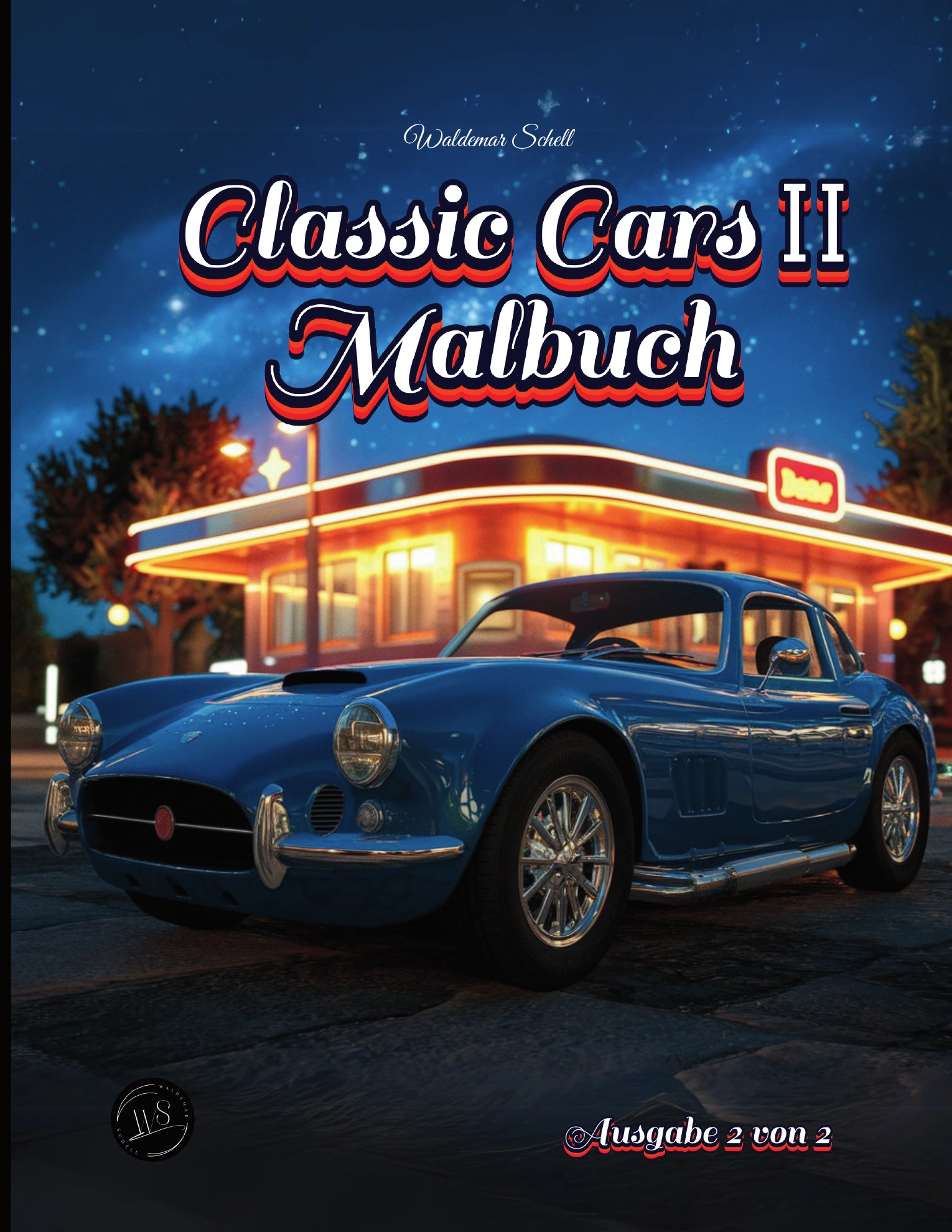 Cover von Classic Cars II Malbuch