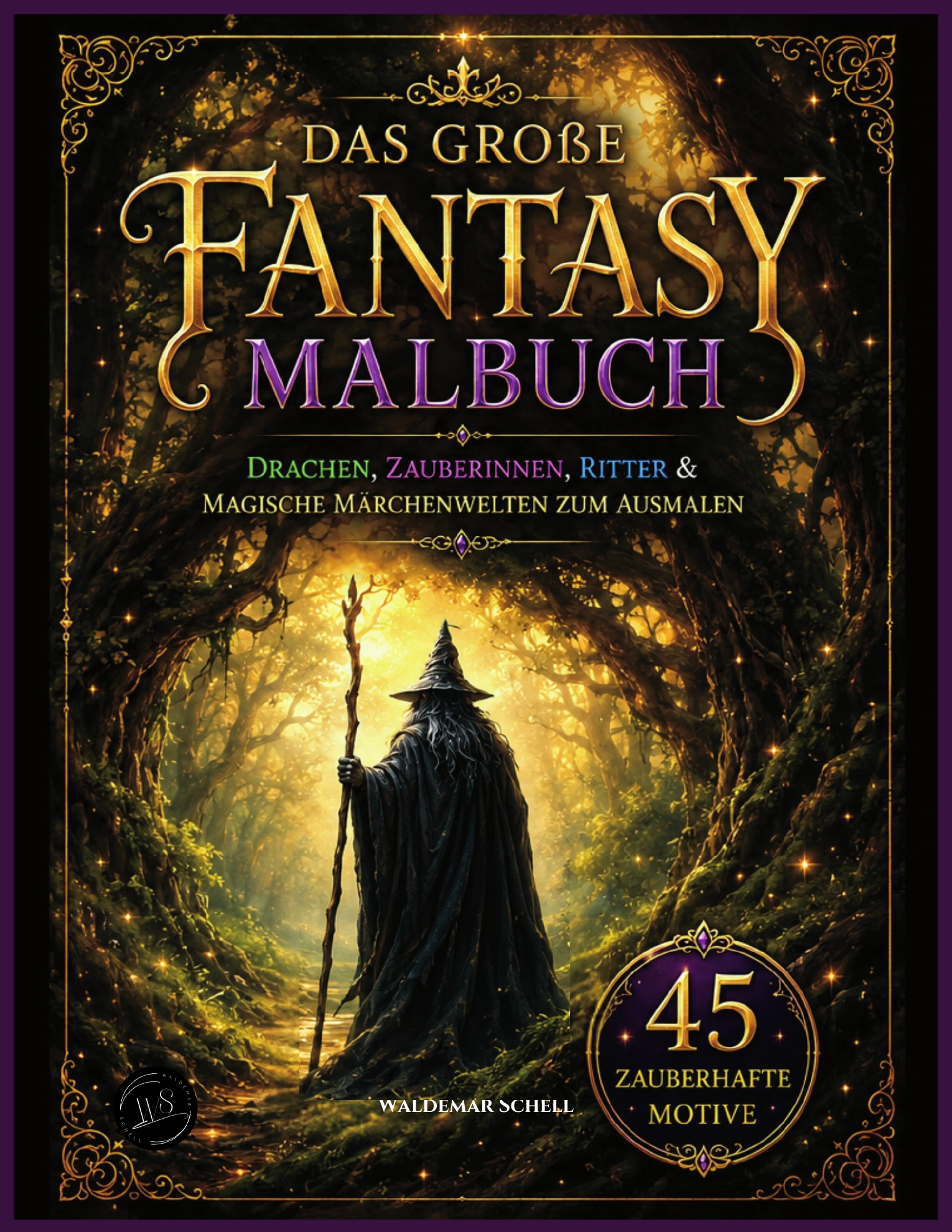 Cover von Das große Fantasy-Malbuch