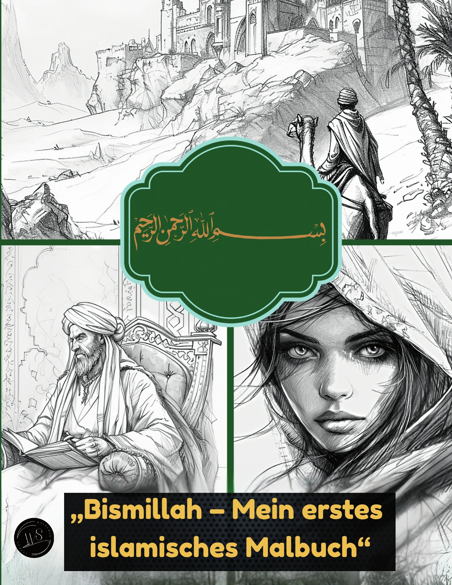 Cover von Bismillah – Mein erstes islamisches Malbuch