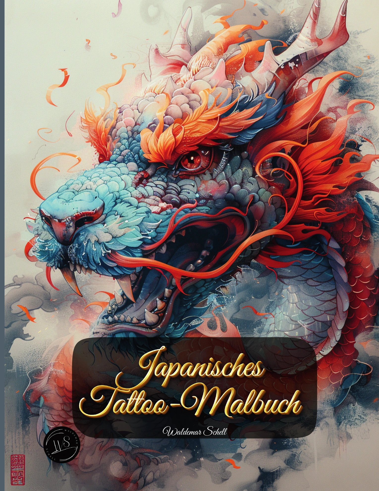 Cover von Japanische Tattoo-Malbücher