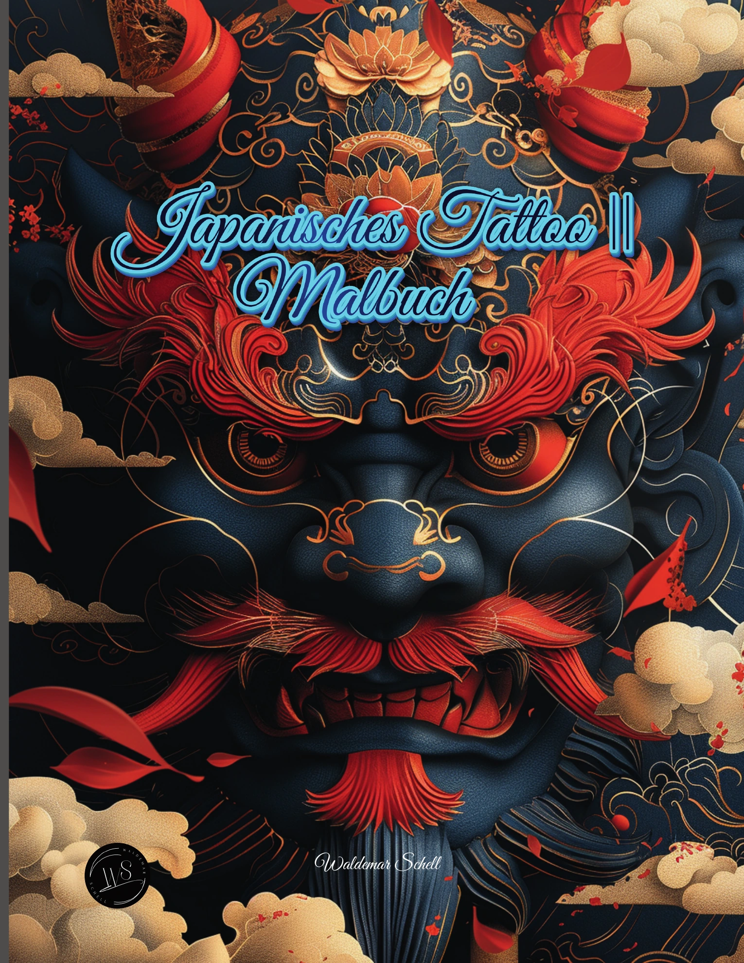 Cover von Japanisches Tattoo-Malbuch II für Erwachsene