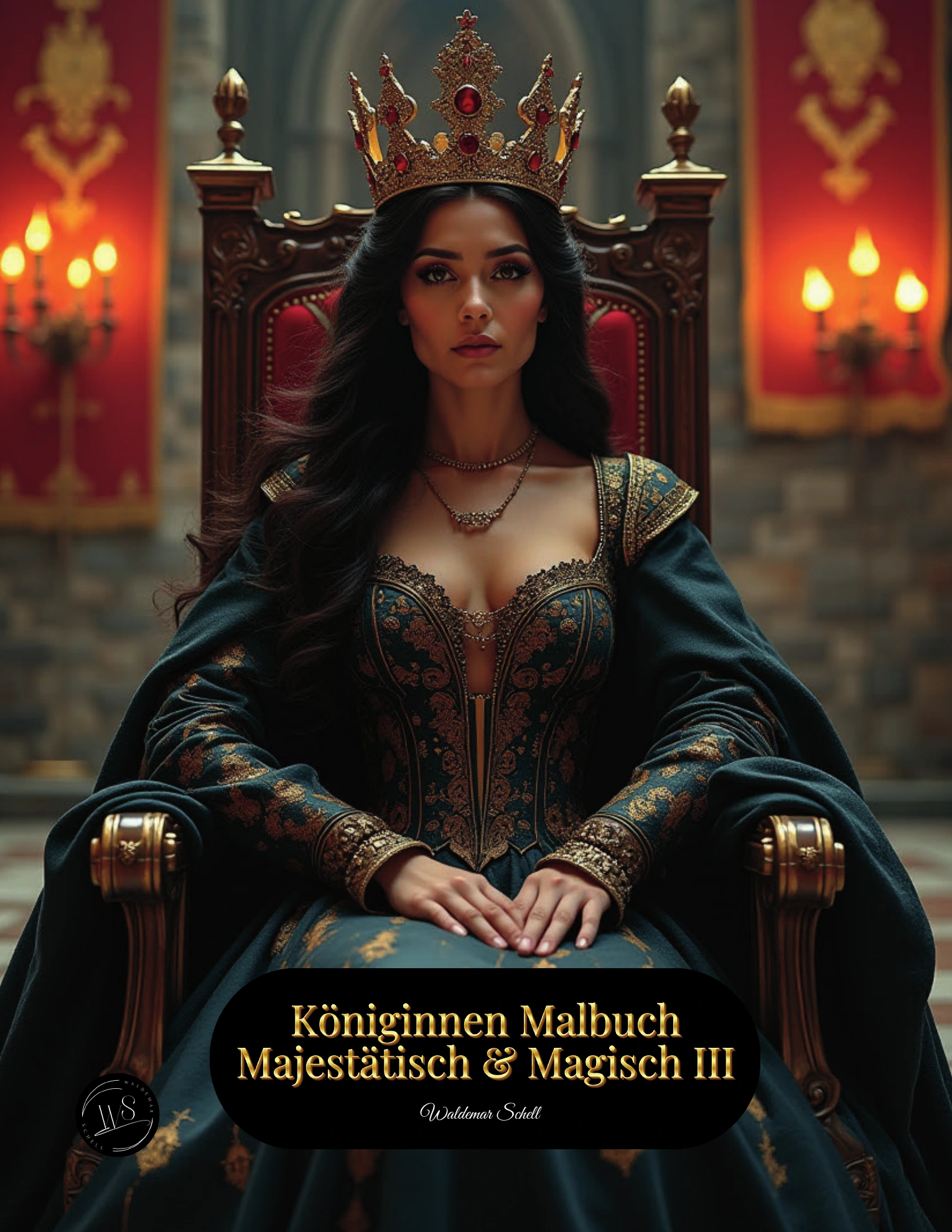 Cover von Königinnen-Malbuch III