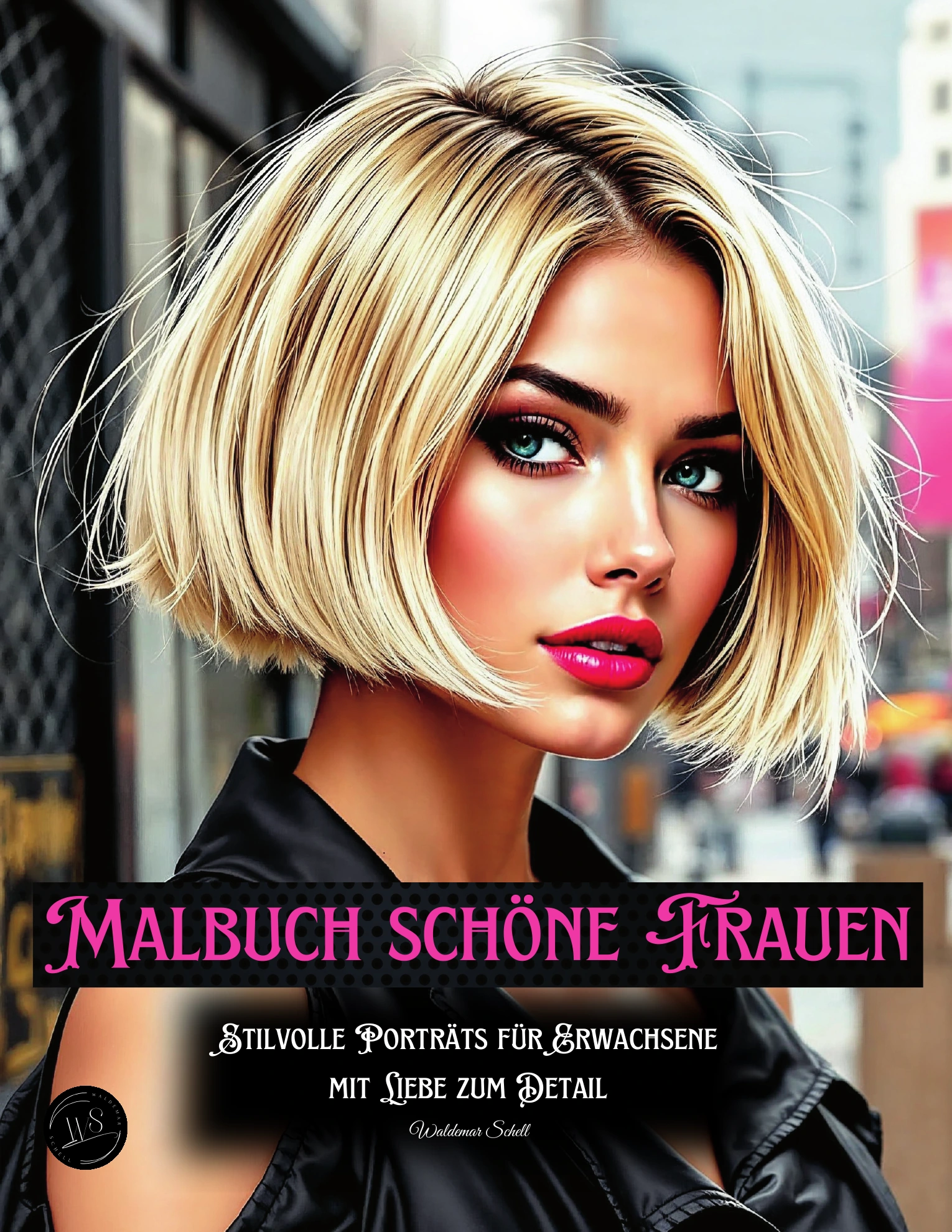 Cover von Malbuch schöne Frauen – Stilvolle Porträts