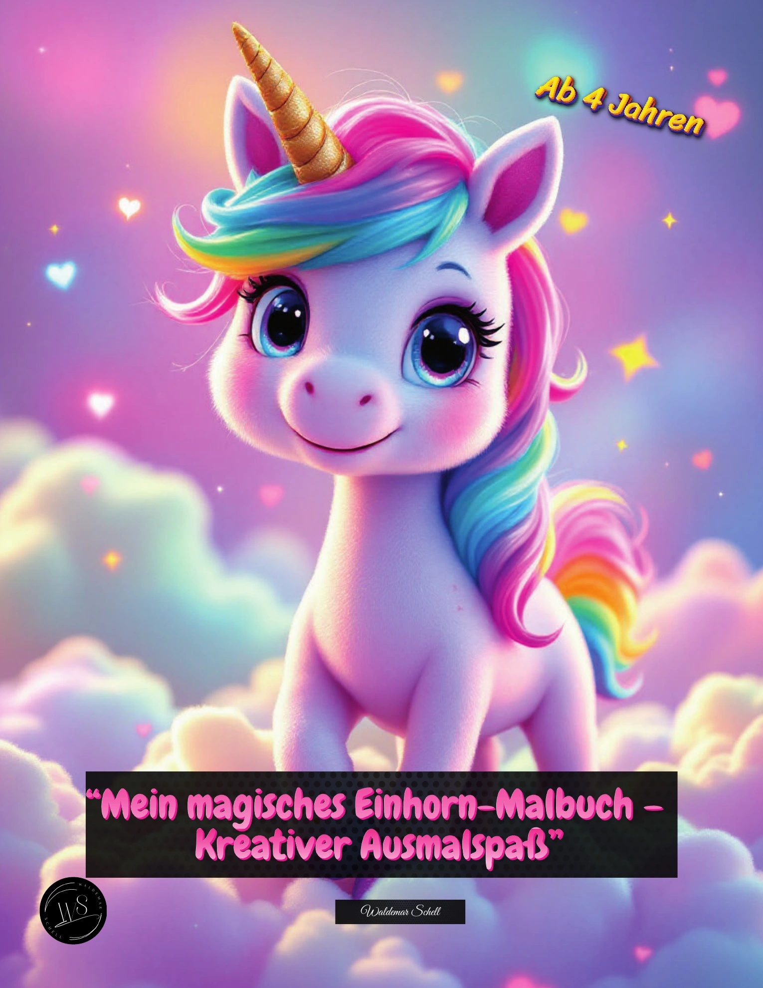 Cover von Mein magisches Einhorn-Malbuch