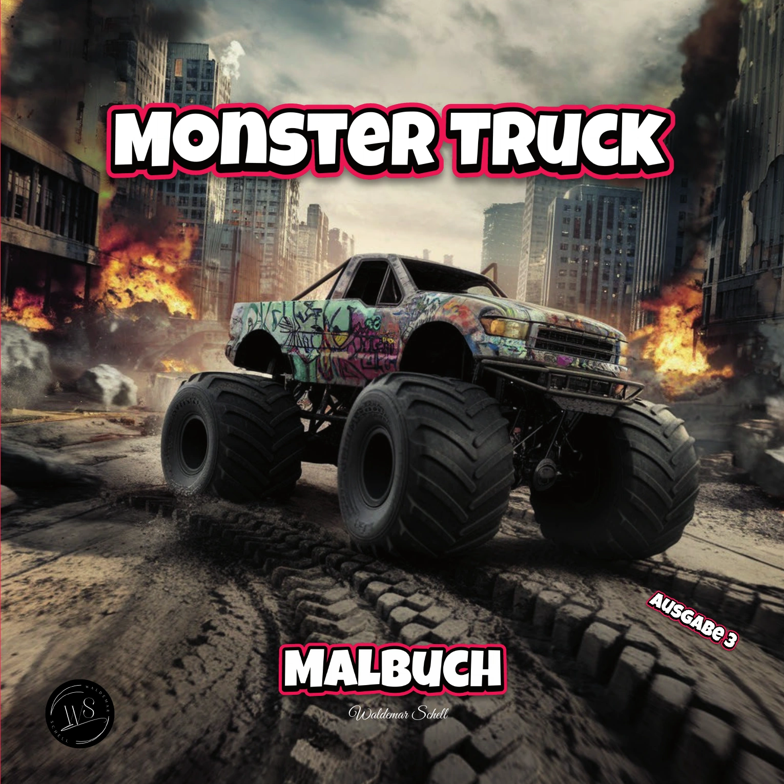 Cover von Monster Truck Malbuch – Ausgabe 3