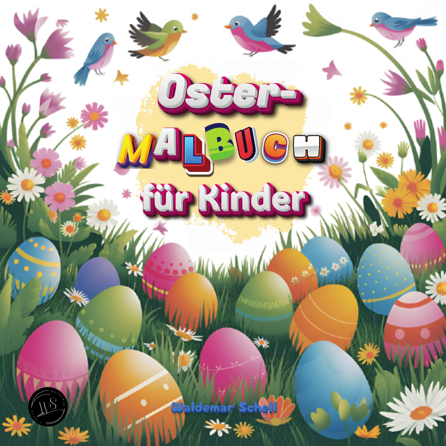 Cover von Oster-Malbuch für Kinder