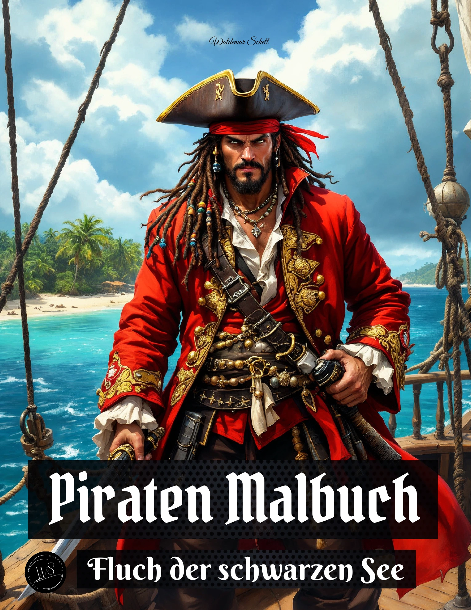 Cover von Piraten-Malbuch