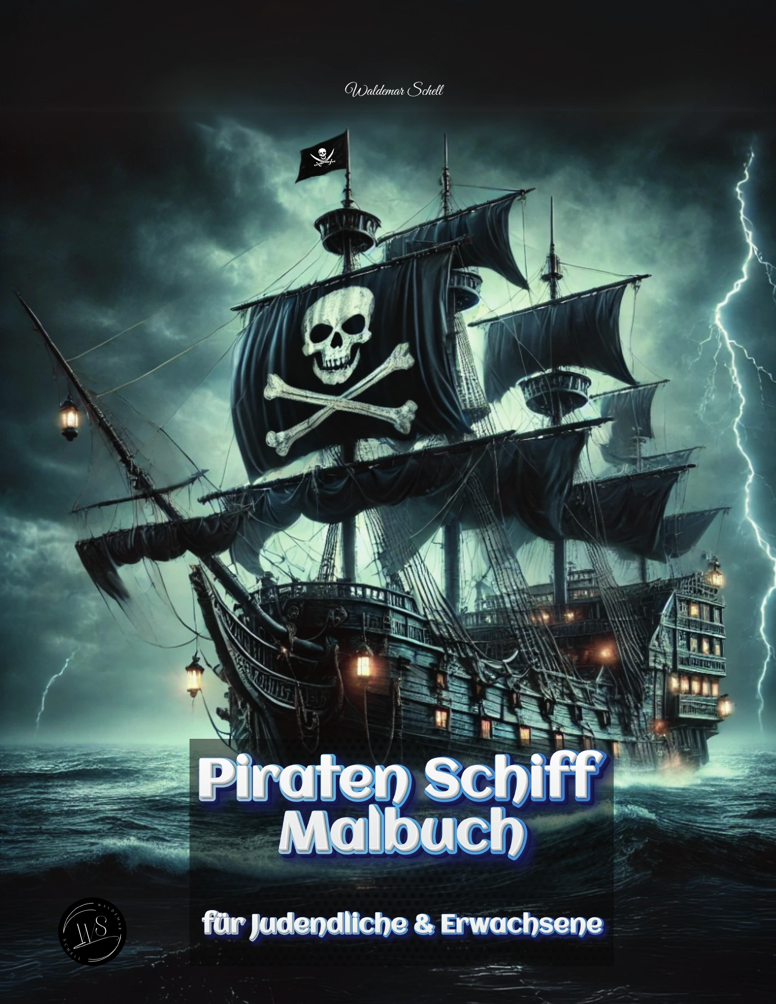 Cover von Piraten-Schiff-Malbuch