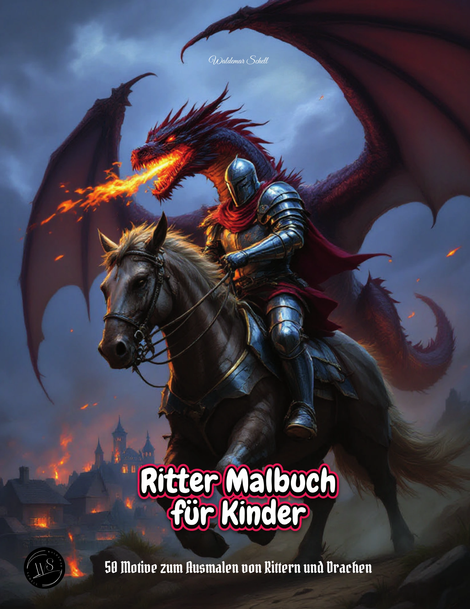 Cover von Ritter-Malbuch für Kinder