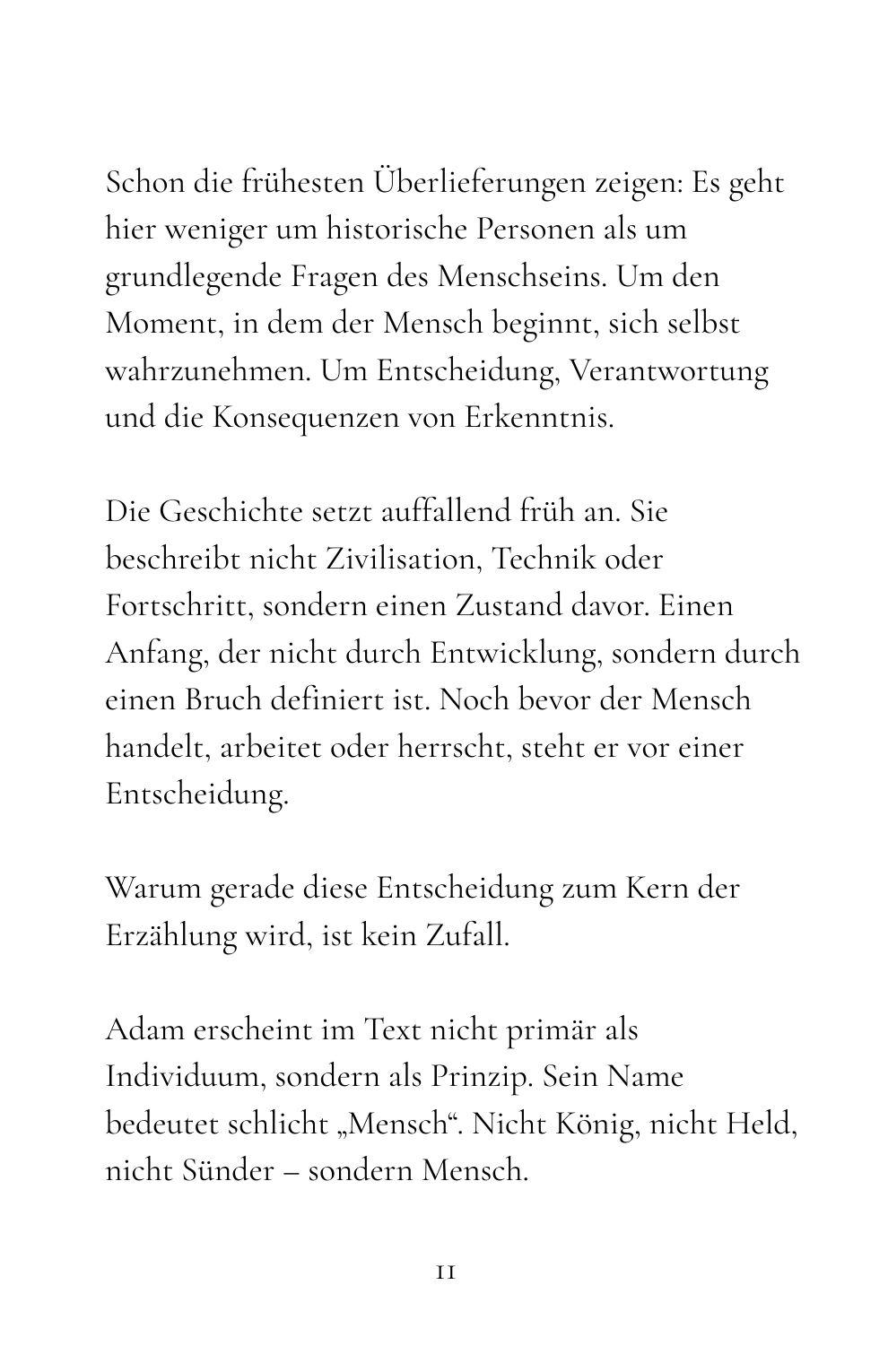Kapitel 1: Warum Adam und Eva nie nur eine Geschichte waren · Buchseite 11