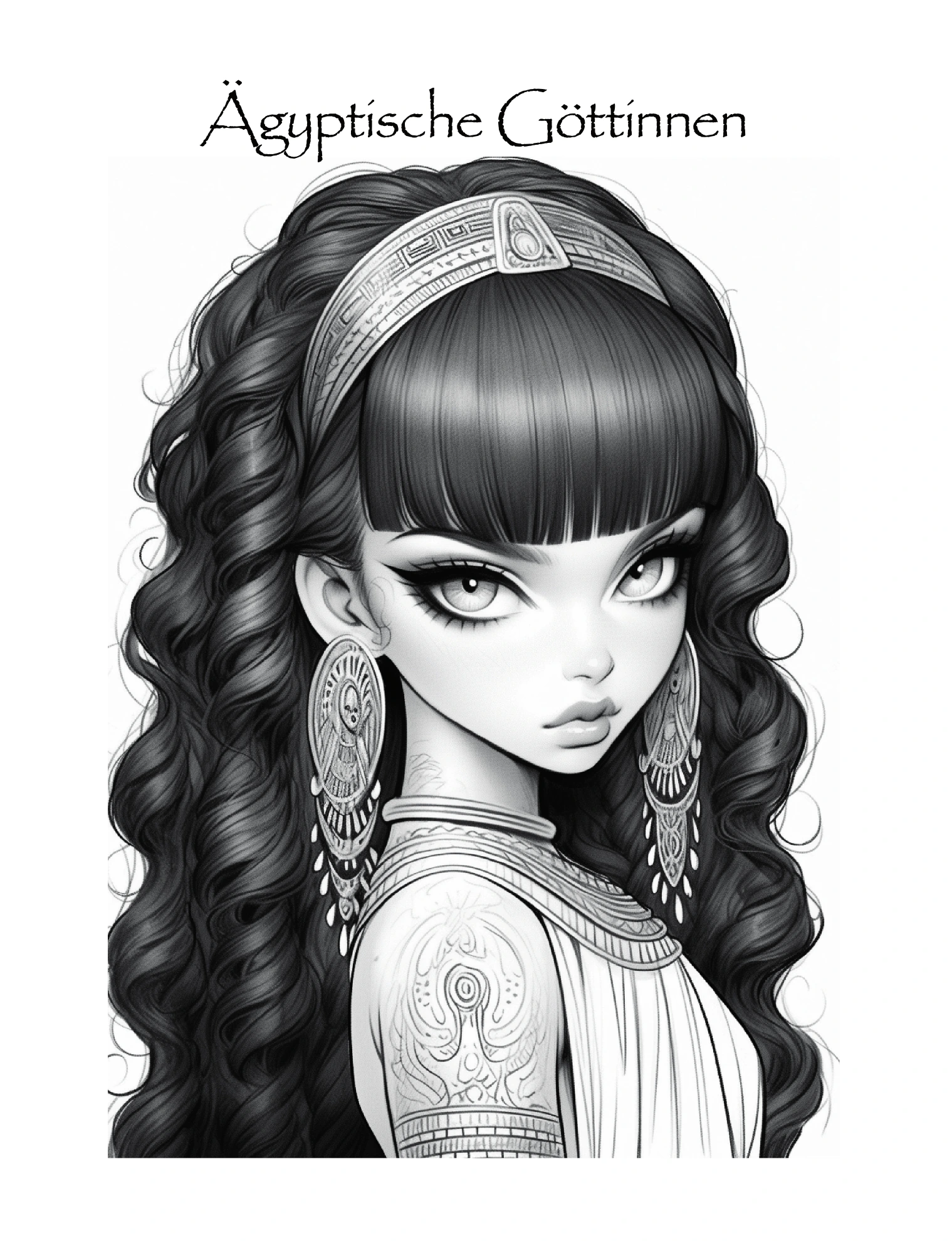Seitlich gewandte Figur mit dunklem Haar und Haarband · PDF-Seite 83