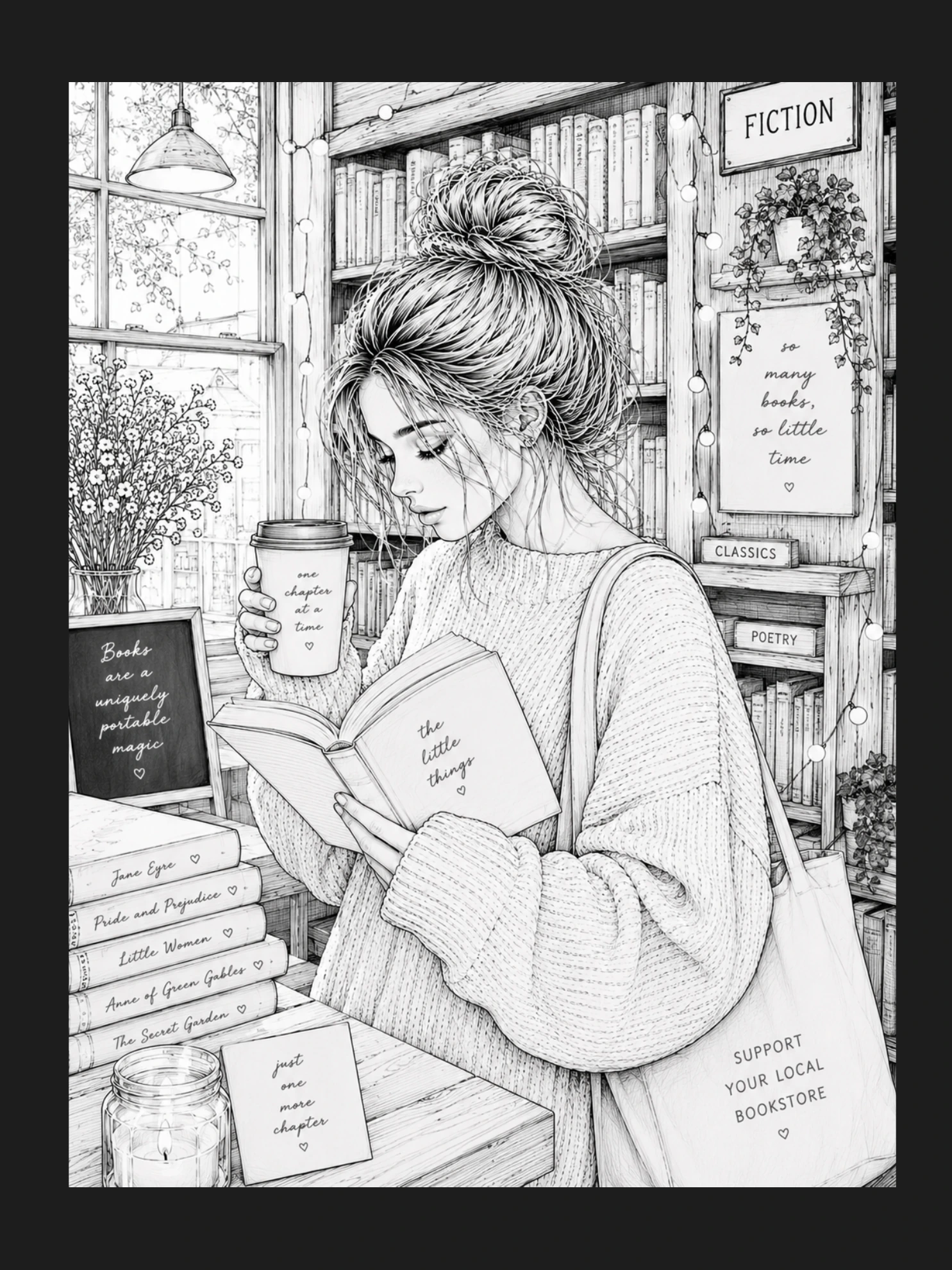 Eine Auszeit zwischen Büchern · Buchseite 43