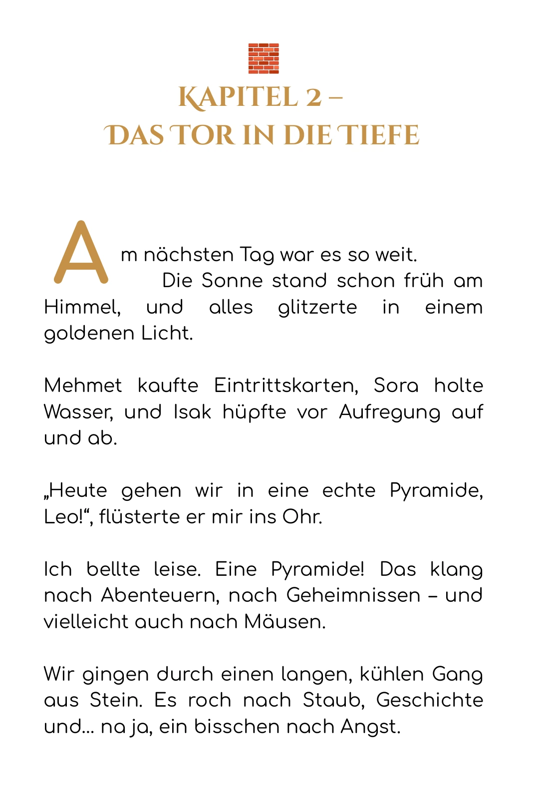Kapitel 2 – Das Tor in die Tiefe · Buchseite 10