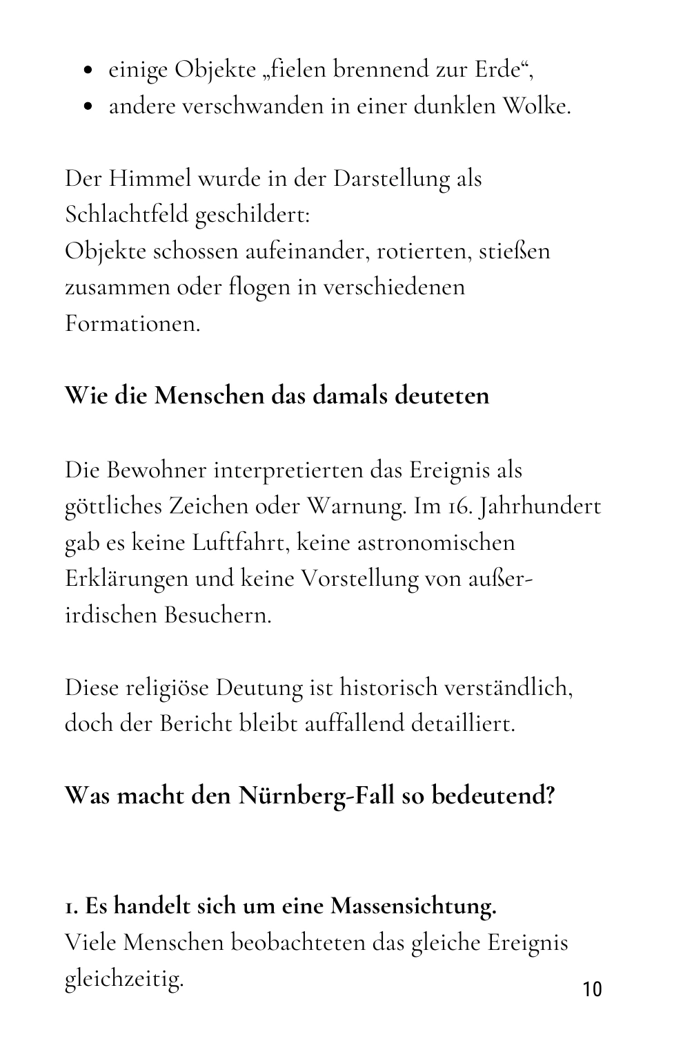 Kapitel 1: Nürnberg 1561 · Buchseite 10
