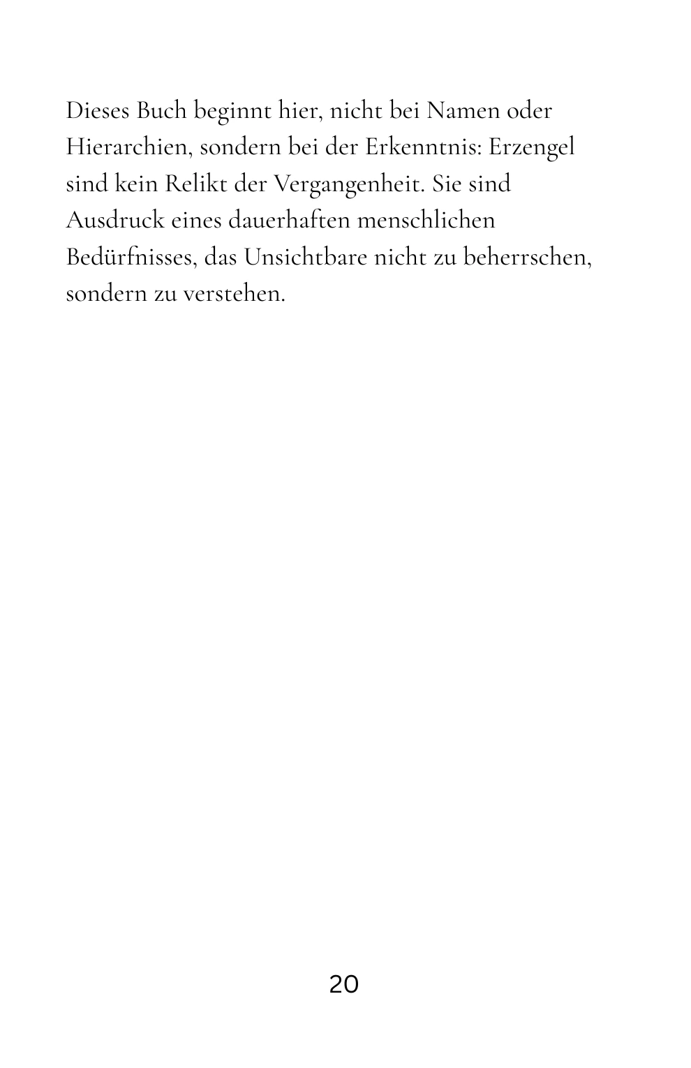 Kapitel 1: Warum Erzengel seit tausenden Jahren existieren · Buchseite 20