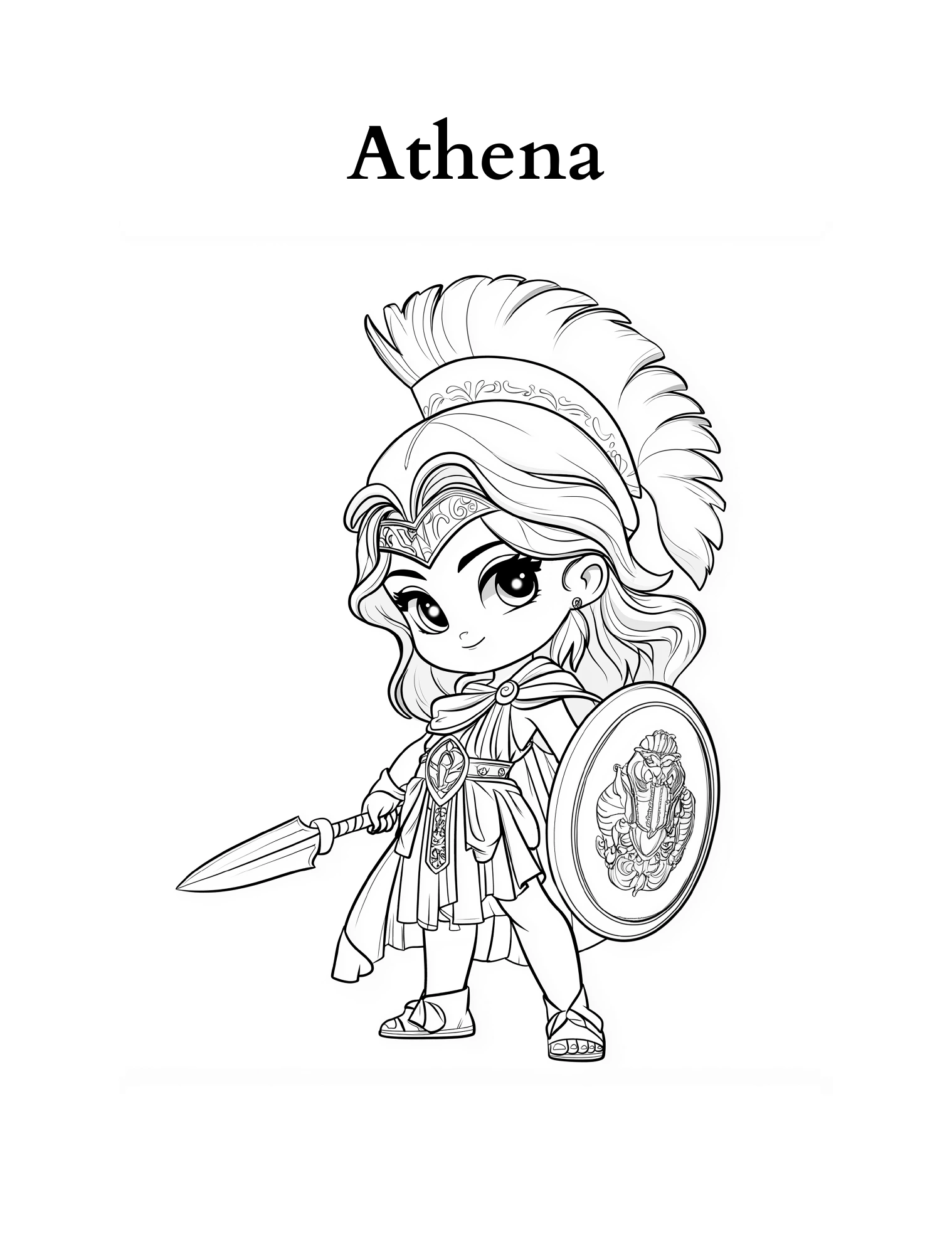Athena mit Helm und Schild · PDF-Seite 69