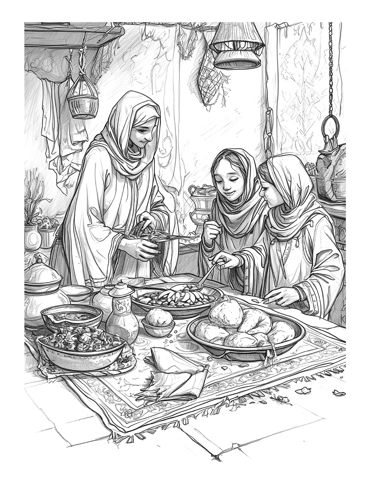 Ali & Amina · Gemeinsame Mahlzeit · PDF-Seite 13