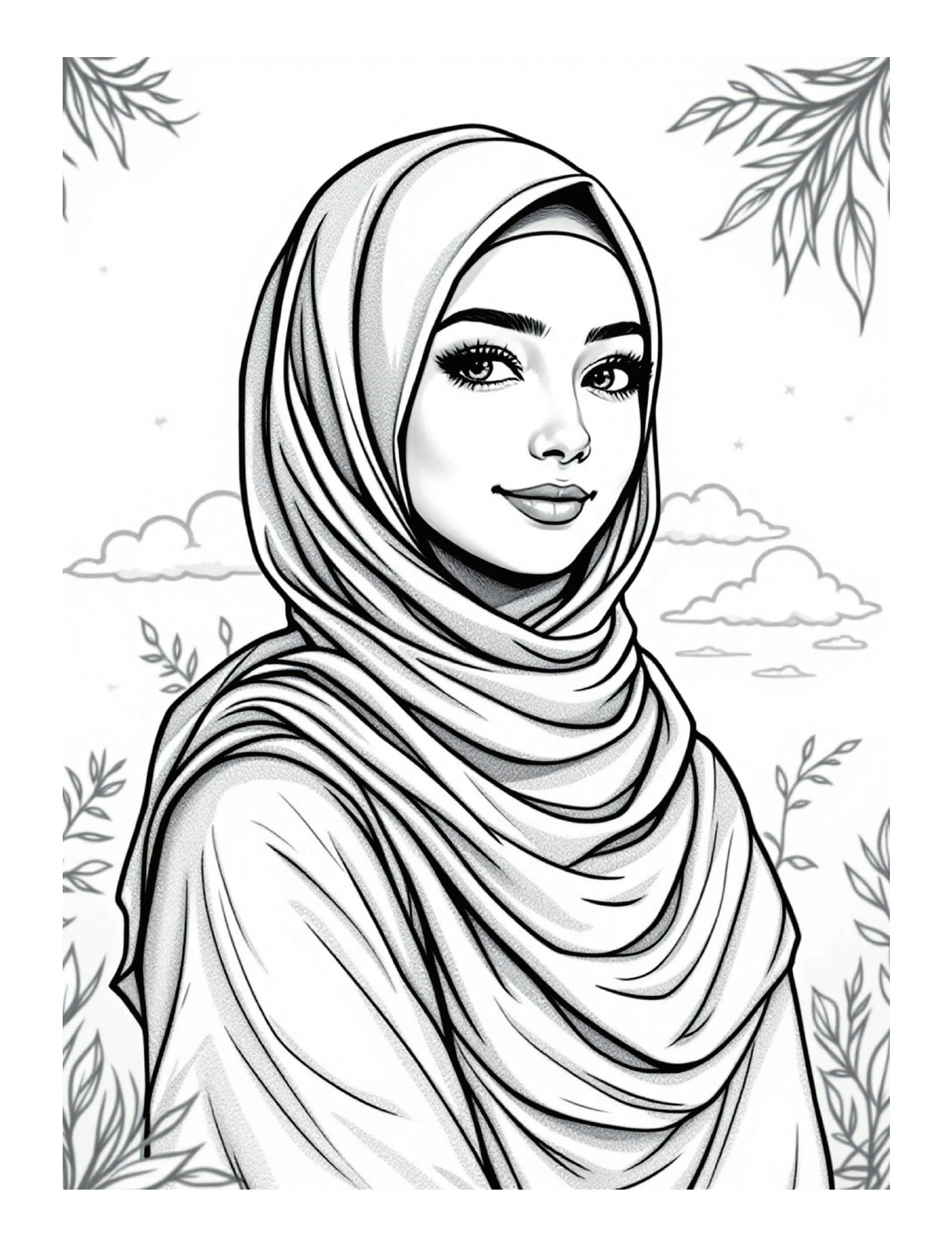 Ali & Amina · Porträt einer Frau mit Kopftuch · PDF-Seite 33
