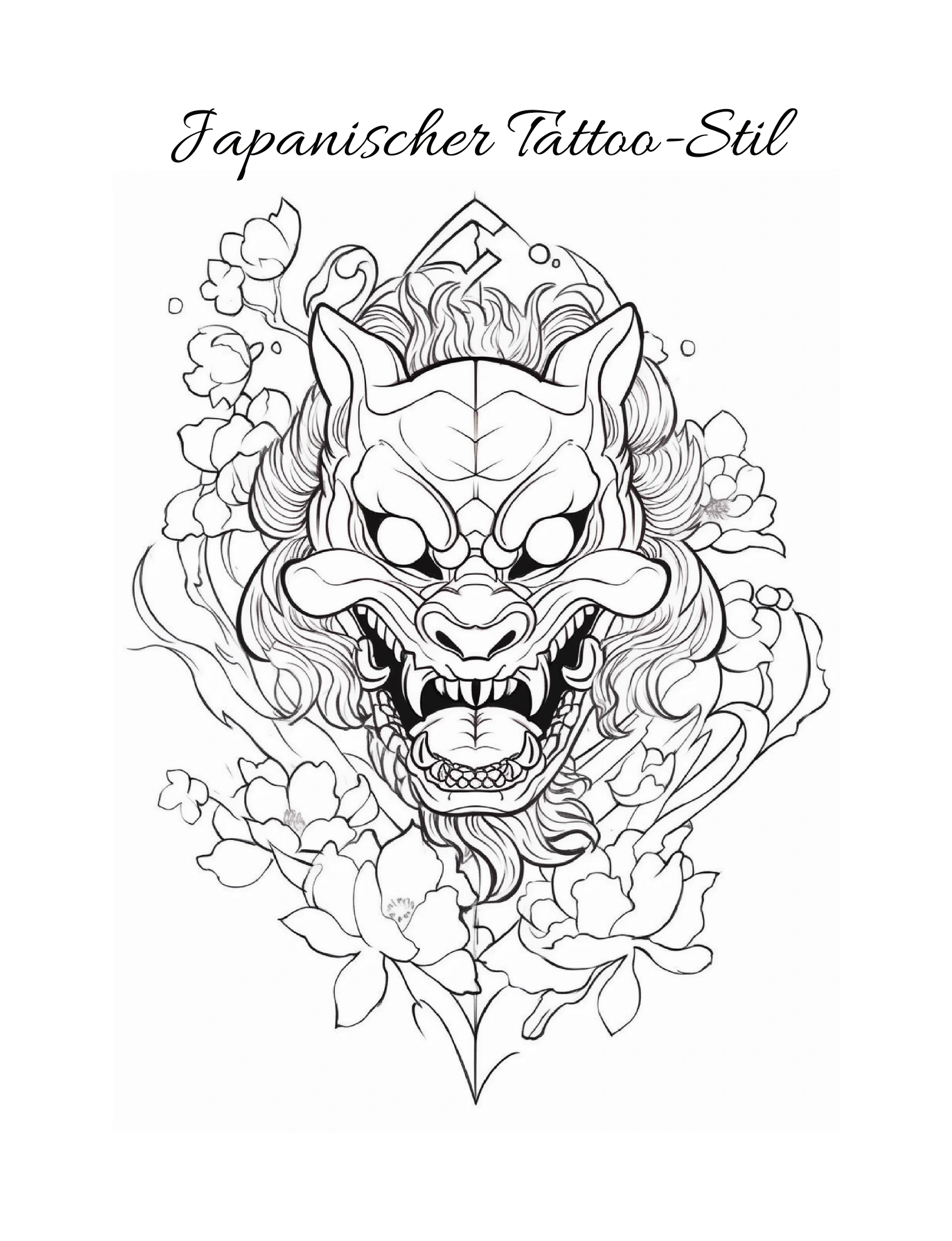 Band II · Gehörnte Maske mit Blüten · PDF-Seite 3