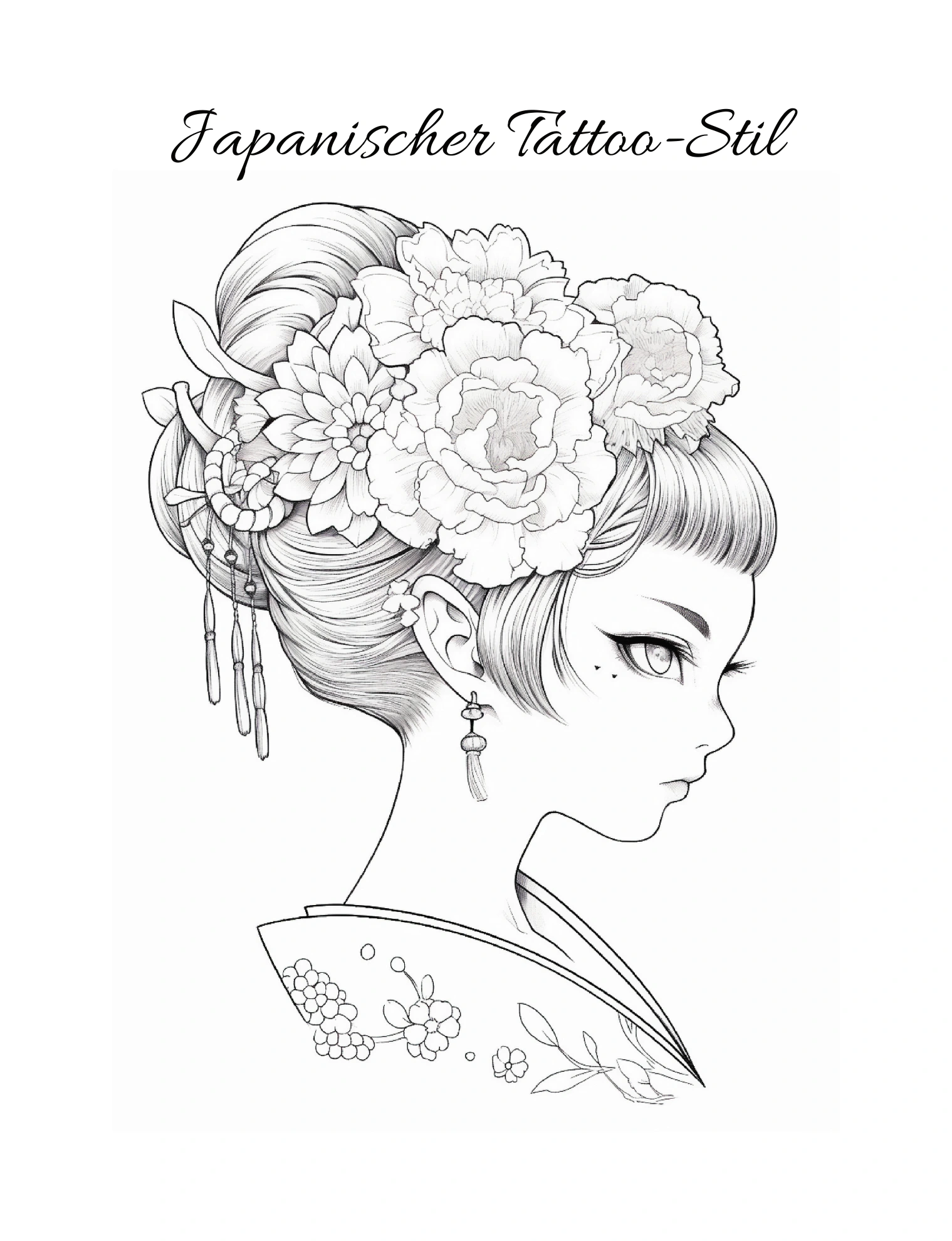 Band II · Frauenporträt mit Blumen im Haar · PDF-Seite 63