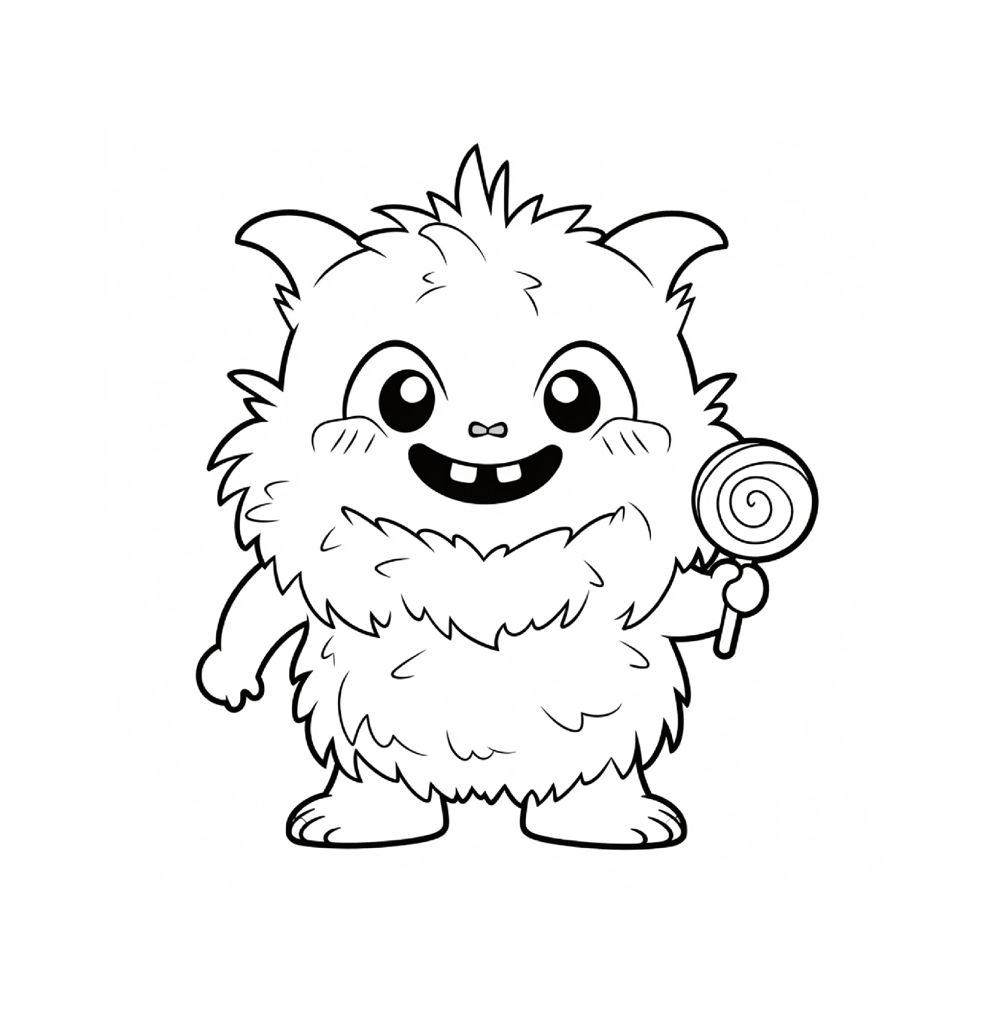 Flauschiges Monster mit einem Lutscher · PDF-Seite 73