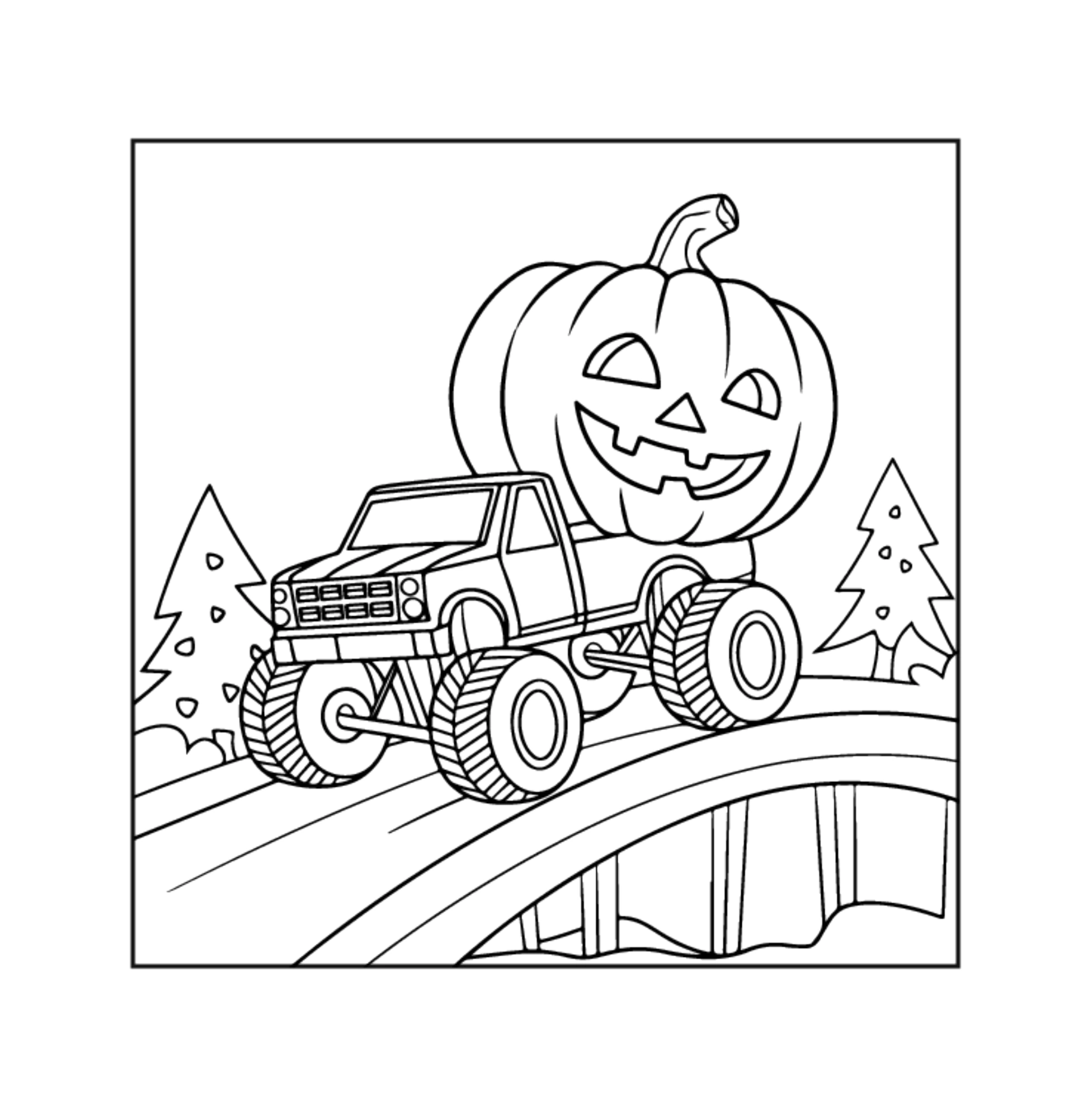 Ausgabe 3 · Truck mit Halloween-Kürbis · PDF-Seite 13