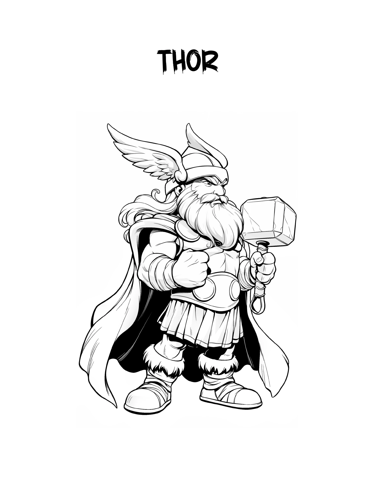 Thor mit seinem Hammer · PDF-Seite 9