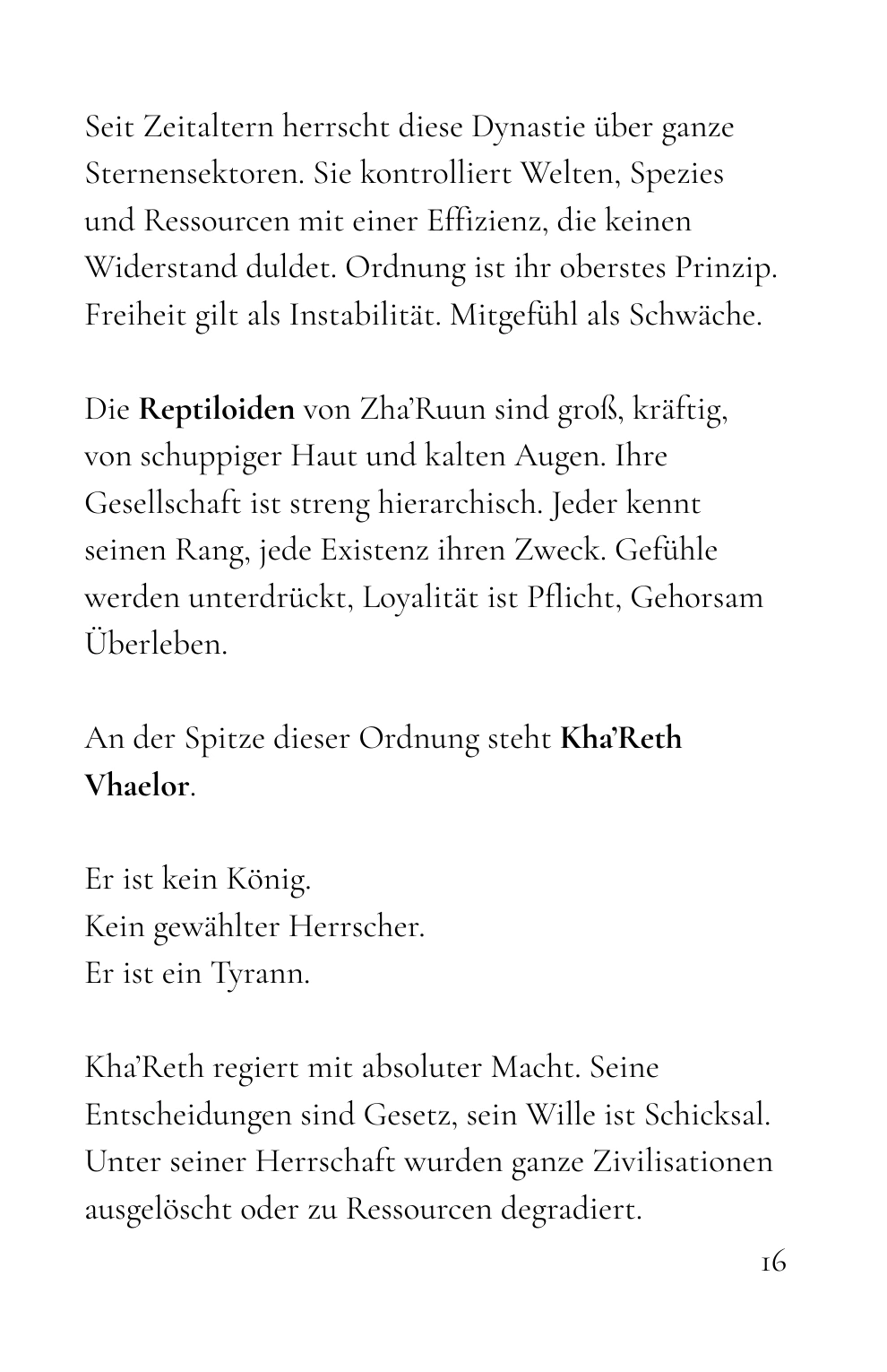 Kapitel 1: Zha’Ruun · Buchseite 16