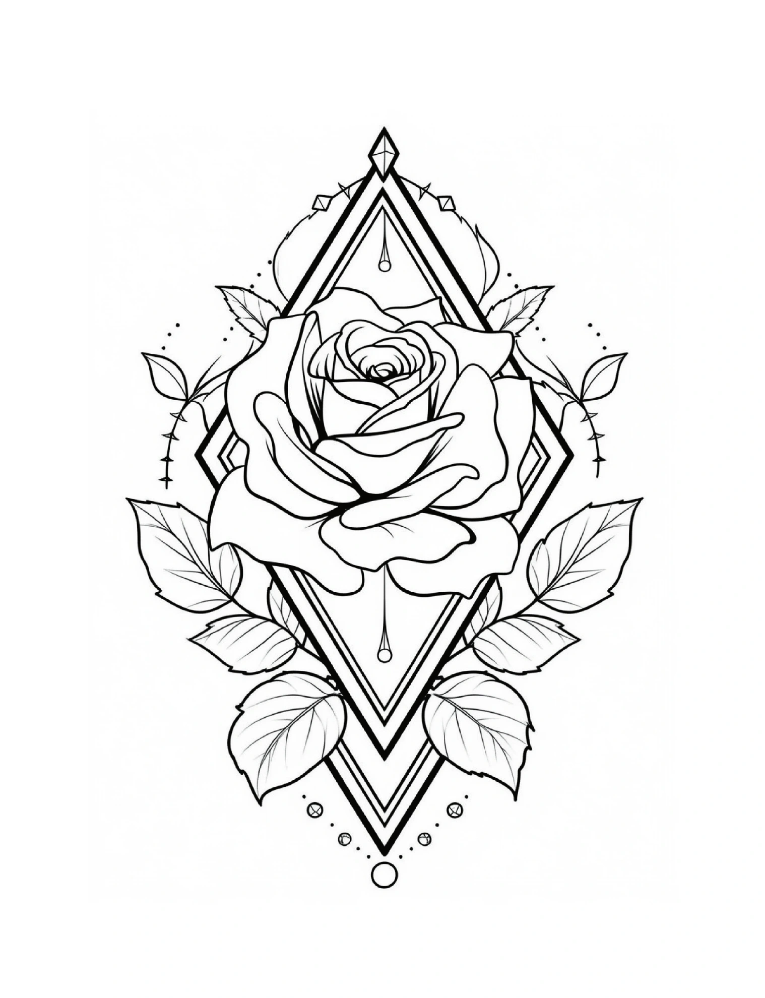 Rose in einem geometrischen Rahmen · PDF-Seite 53