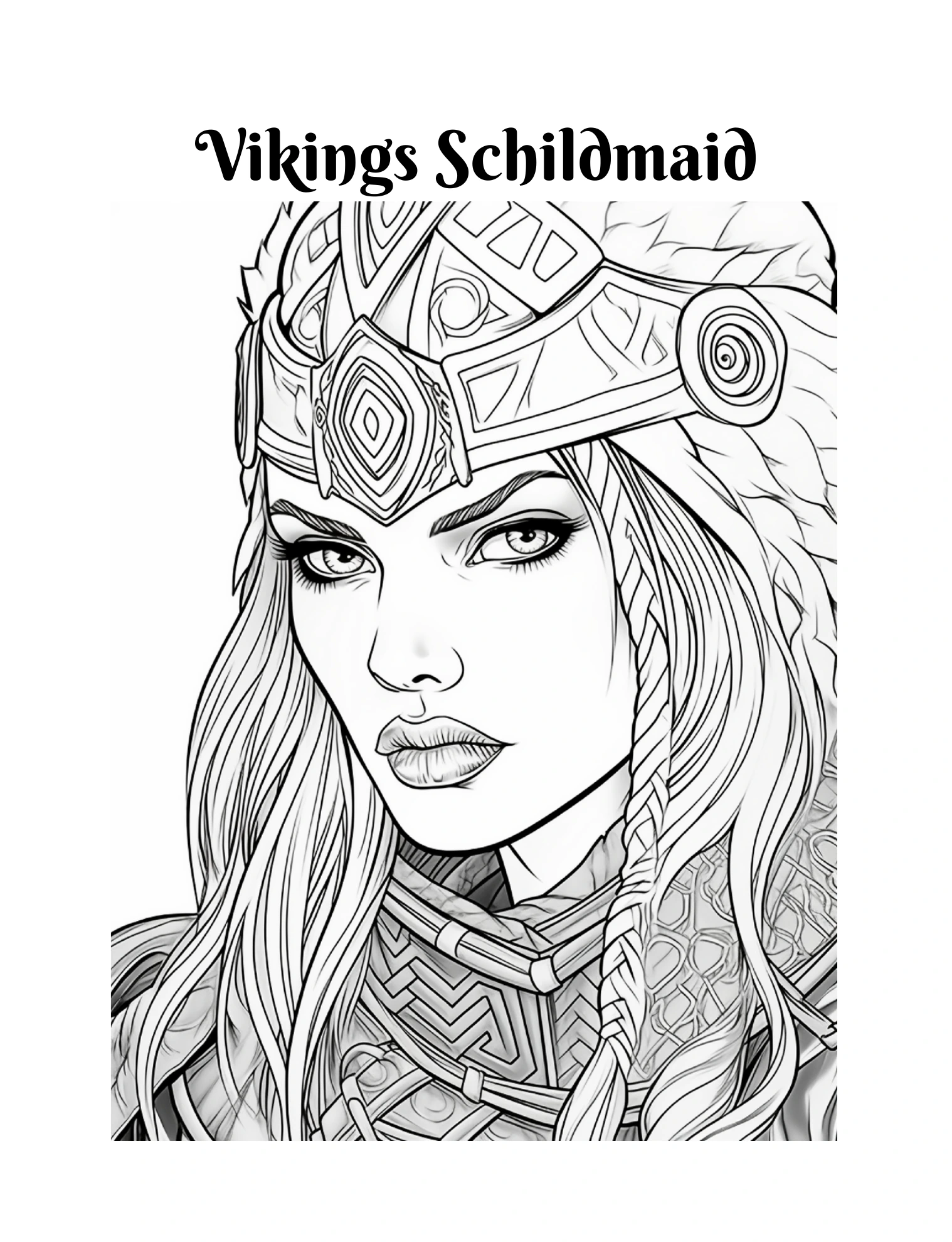 Schildmaid mit verziertem Helm · PDF-Seite 3