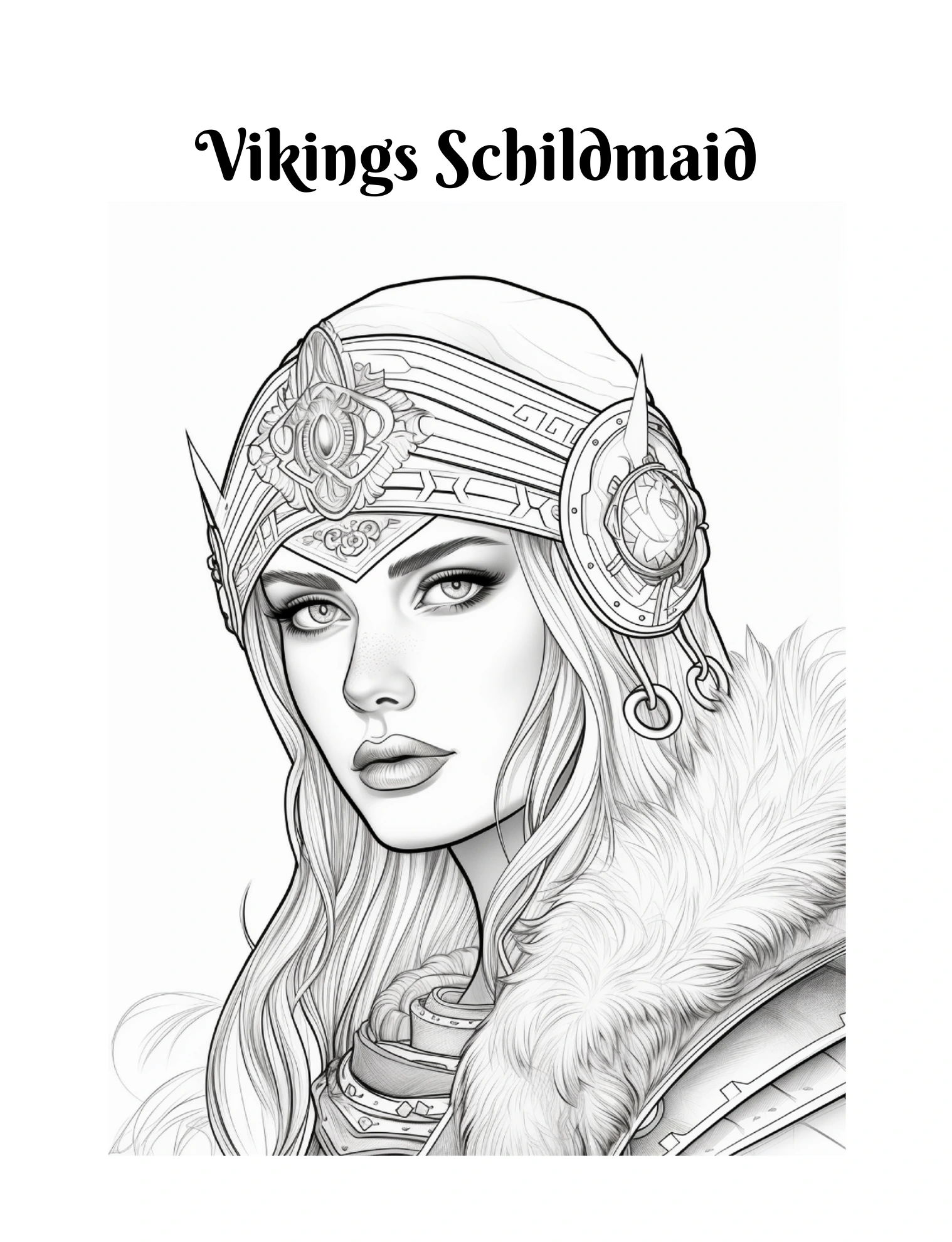 Wikingerfrau mit kunstvoller Kopfbedeckung · PDF-Seite 83
